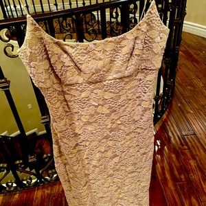 Lavender lace Carmen Marc Valvo Dress size 4